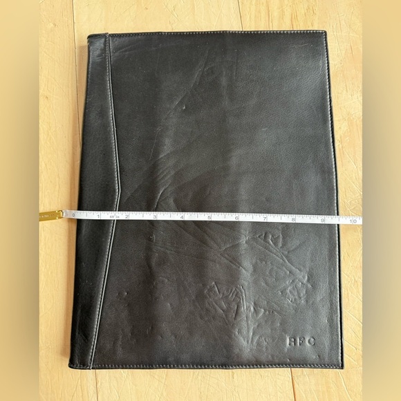 Stuart Kern America Leather Legal Pad Portfolio with pad and pen - Picture 3 of 7